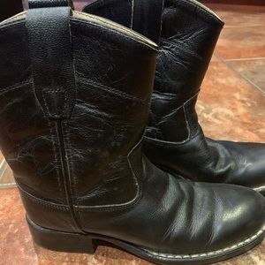 Old West Kids Boots Size 13 Black